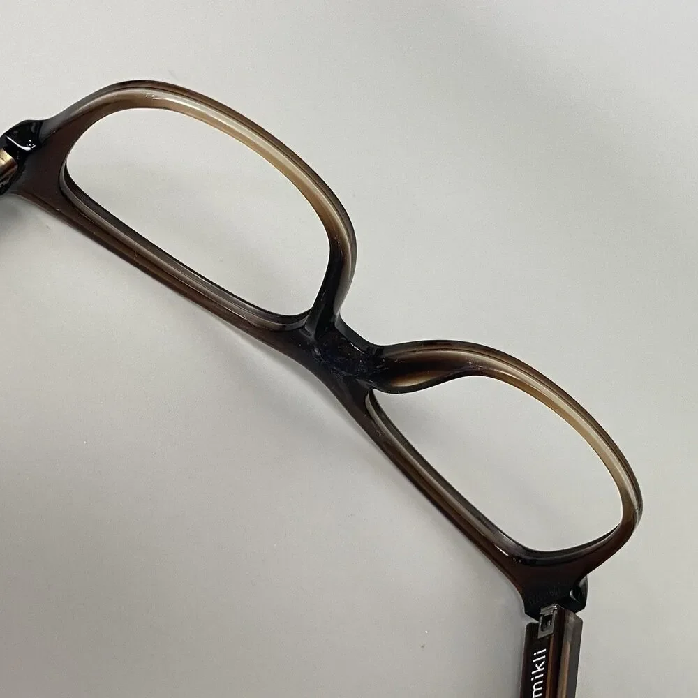 STARCK Eyes Mikli PL1062 0004 Biocity Brown Eyeglass Frames 53-18 143 Japan